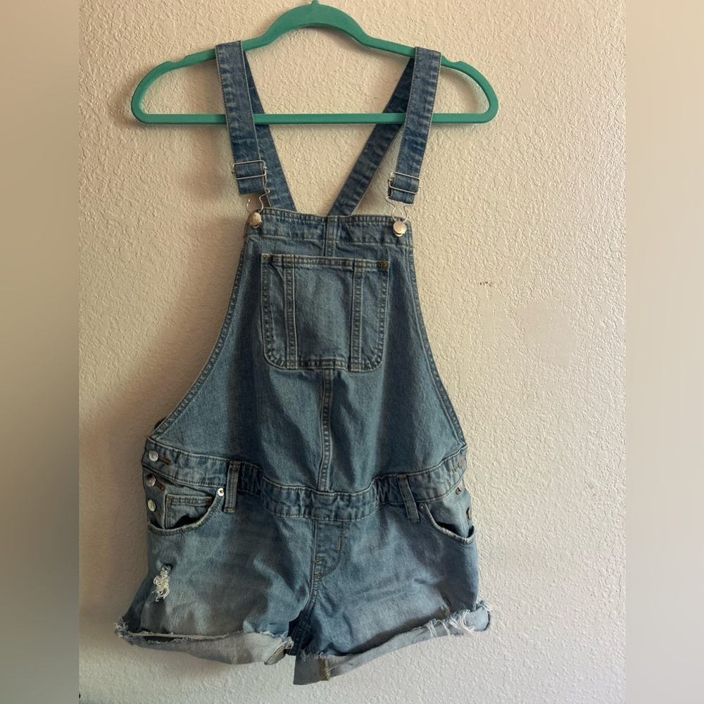 Isabel Maternity Short Overalls 4